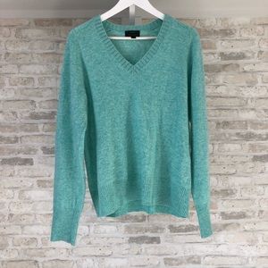 J. Crew V-neck sweater with cashmere